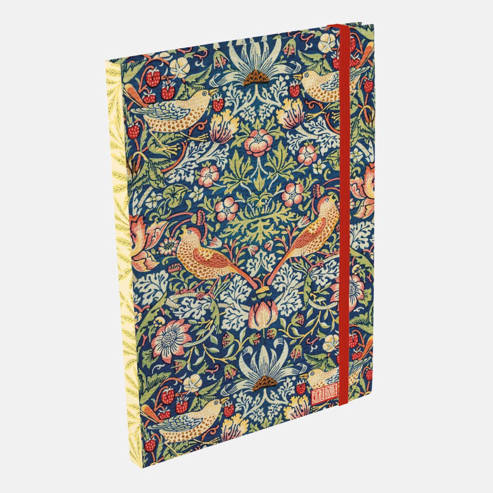 A5 Notebook - William Morris - Strawberry Thief A